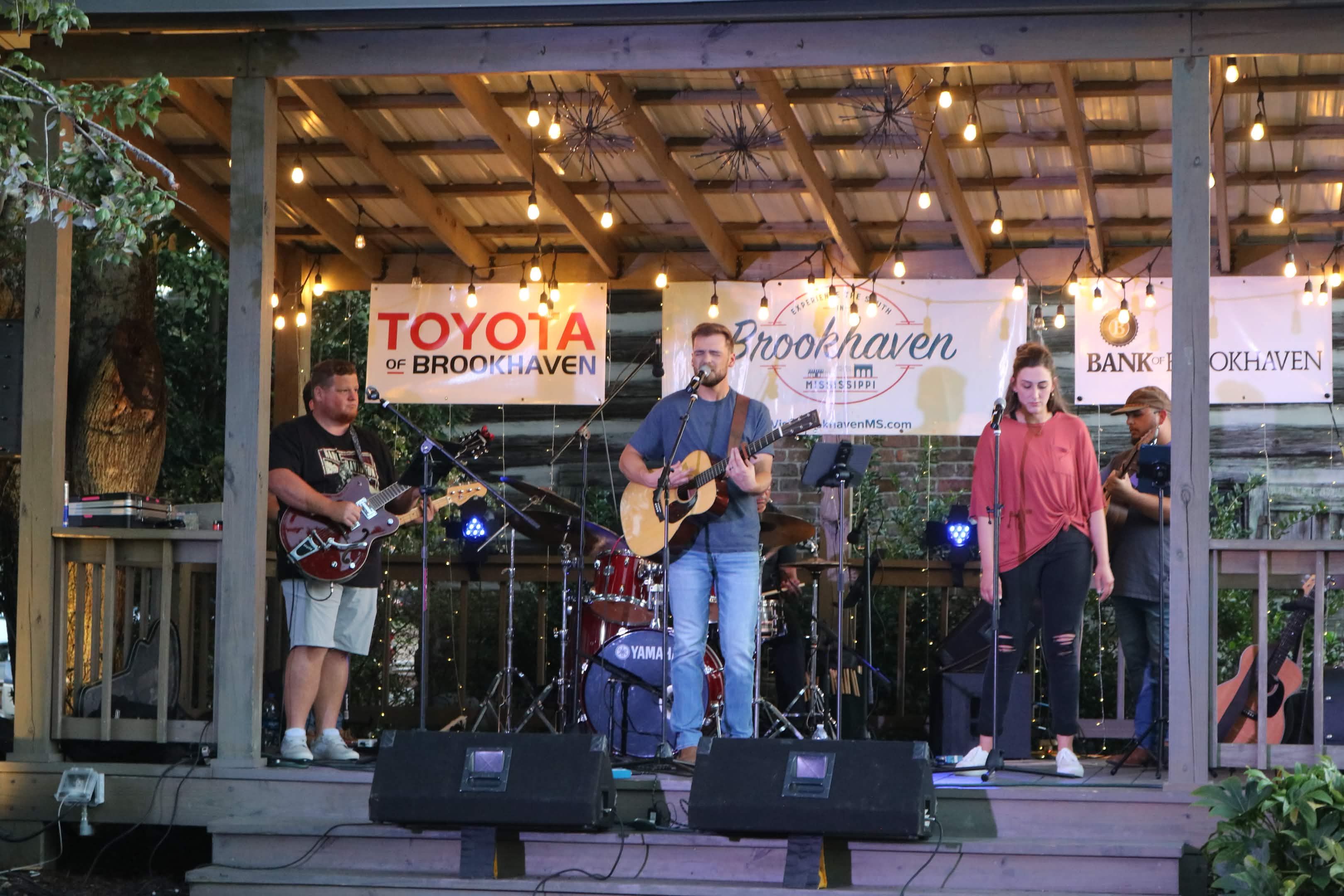 The Noah Lynch Band performing at Ole Brook Festival